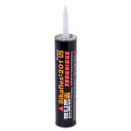 Sika Sikaflex 201 US 1-Component Polyurethane Sealant Aluminum 300ml Cartridge 90854
